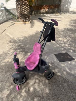 Triciclo rosa para bebé molto 