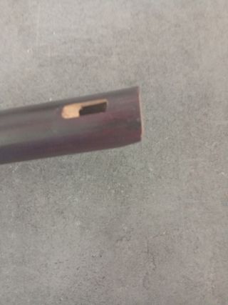 Flauta artesanal decorada