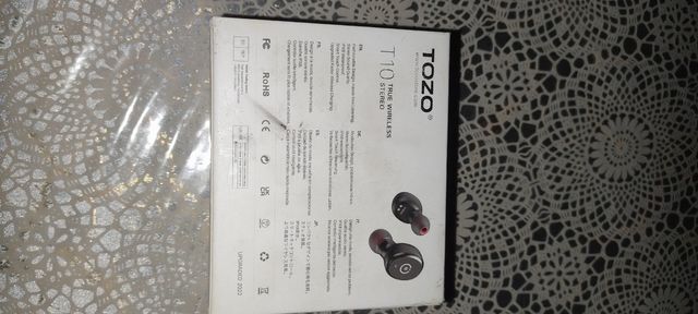 Audífono TOZO T10 Bluetooth Plata  quedan 2 unidas