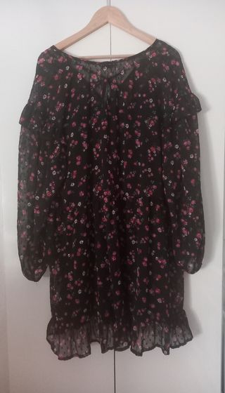 Vestido babydoll estampado floral Lefties L