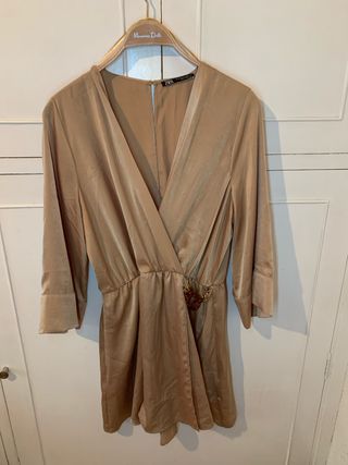 Vestido Zara Dorado