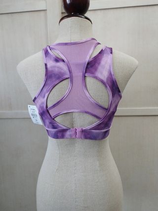 Sujetador deportivo morado