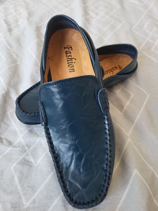 Zapatos de vestir azul marino para hombre