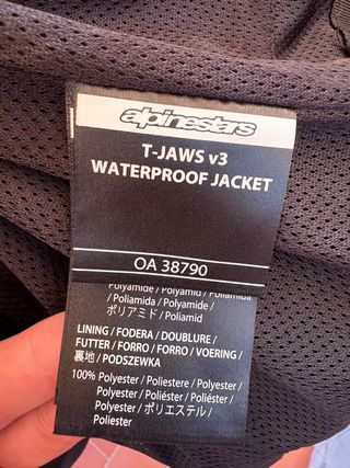 Chaqueta Alpinestars T-Jaws V3 Waterproof