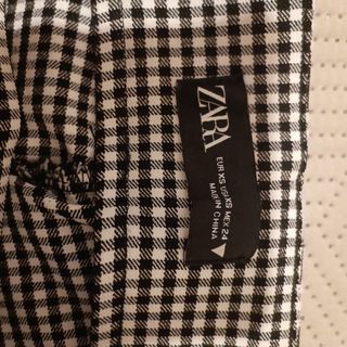Pantalón pitillo Zara cuadros Talla XS
