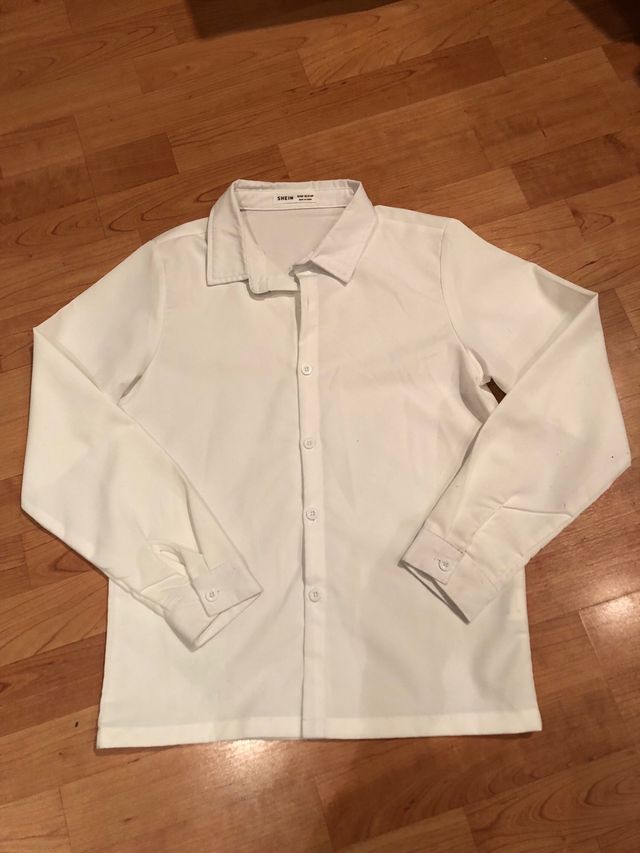 Camisa blanca niño SHEIN