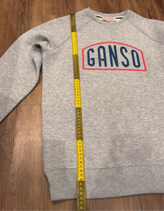 Sudadera El Ganso Gris hombre talla S