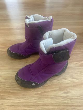 Botas de nieve Decathlon talla 32