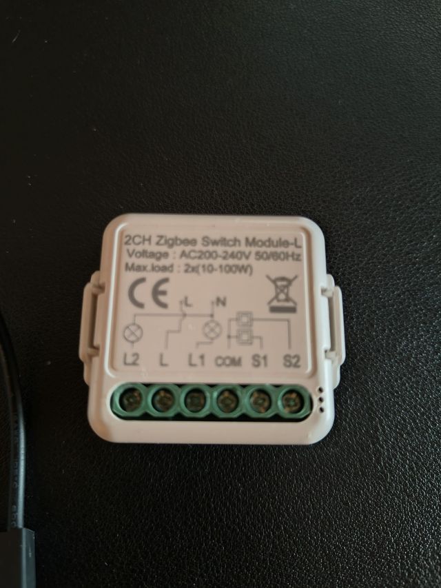 Módulo Interruptor Zigbee 2CH