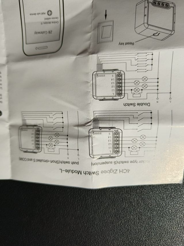 Módulo Interruptor Zigbee 2CH