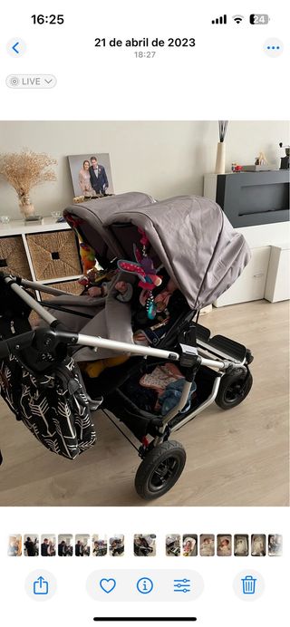Cochecito Gemelar Mountain Buggy Duet