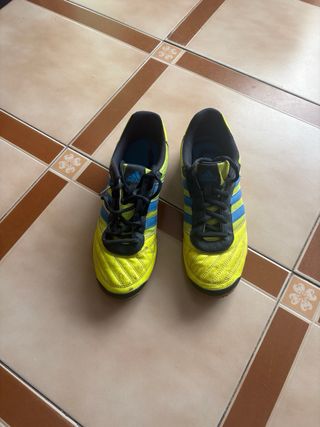 Zapatillas Adidas Fútbol Sala Amarillas y Azules