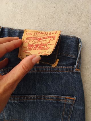 Pantalones Levi's Mujer Azul