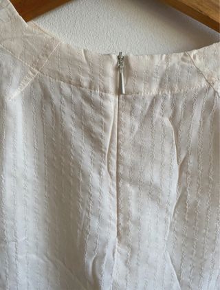 Blusa Mango Beige sin mangas