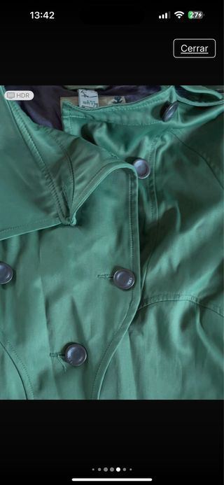Gabardina verde Skunkfunk