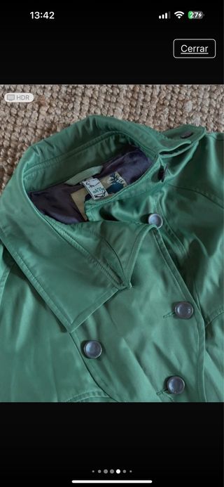 Gabardina verde Skunkfunk