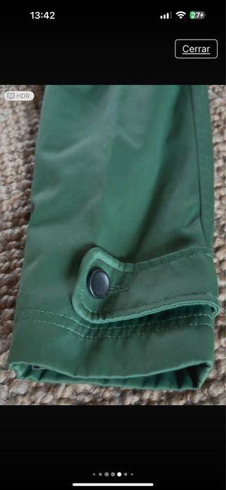 Gabardina verde Skunkfunk