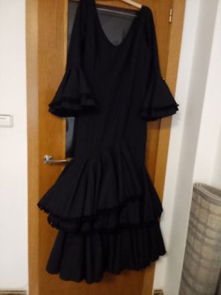 Traje de flamenca negro