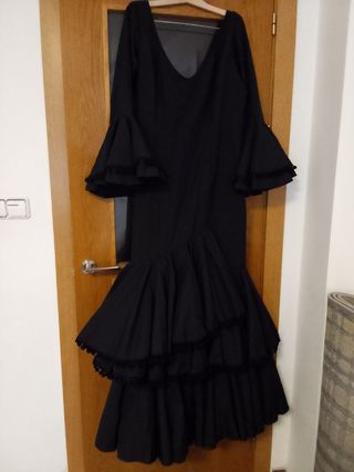 Traje de flamenca negro