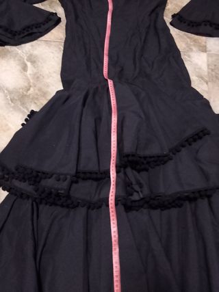 Traje de flamenca negro