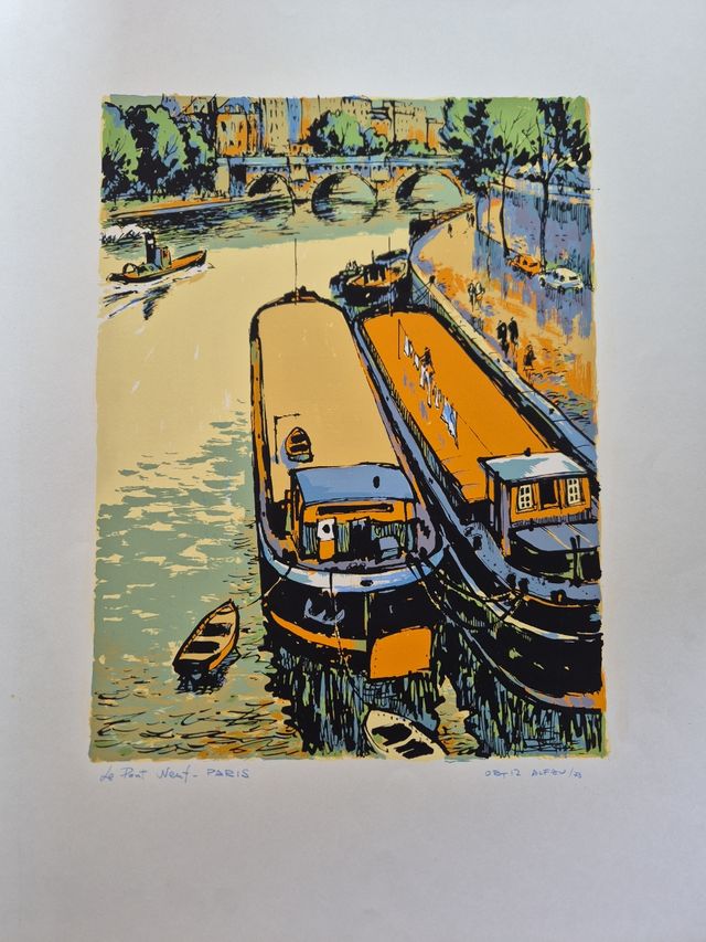 Lámina Le Pont Neuf - París