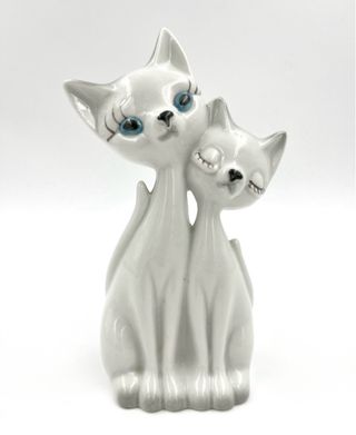 Figure di gatti in porcellana vintage