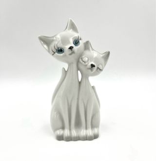Figure di gatti in porcellana vintage