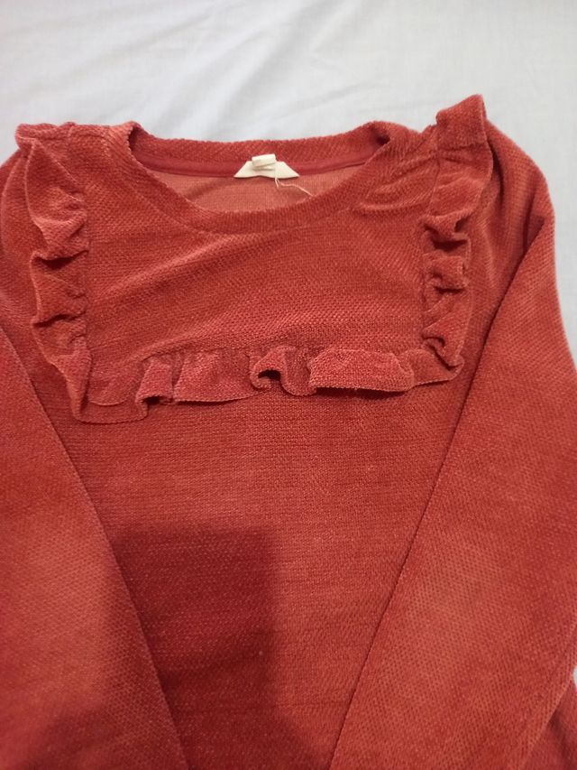 Jersey niña naranja talla XS