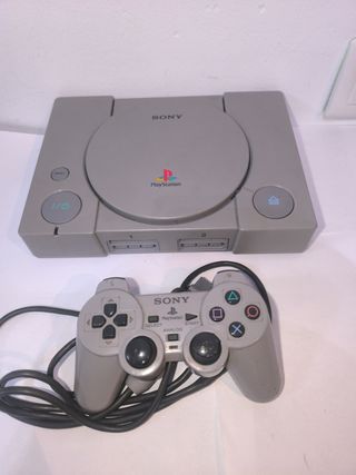 PlayStation 1 Sony Gris + 2 juegos