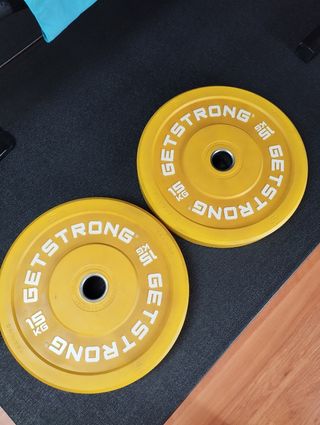Discos Bumper 15kg GETSTRONG
