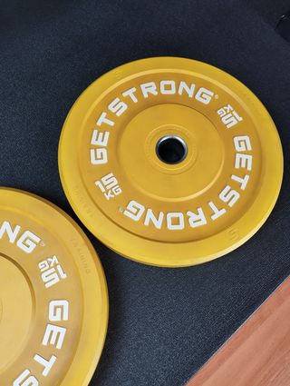 Discos Bumper 15kg GETSTRONG