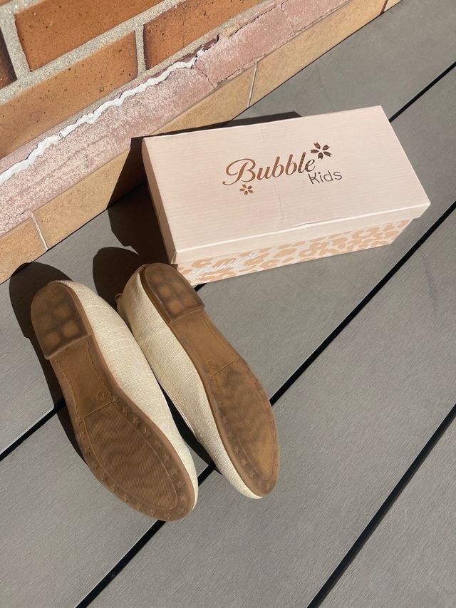 Bailarinas beige tela