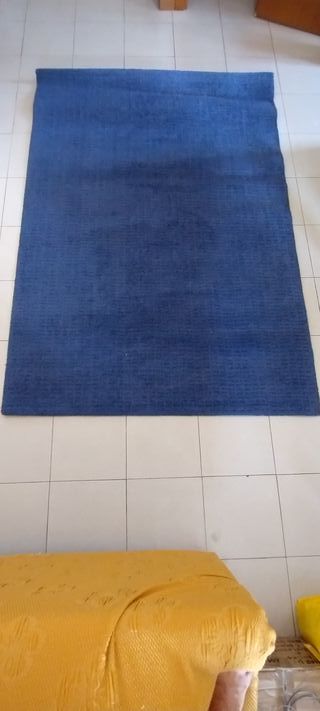 2 Tappeti Blu in Tessuto