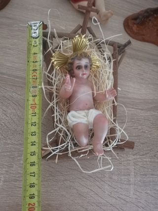 Figuras Nacimiento. Antiguas, Años 60.