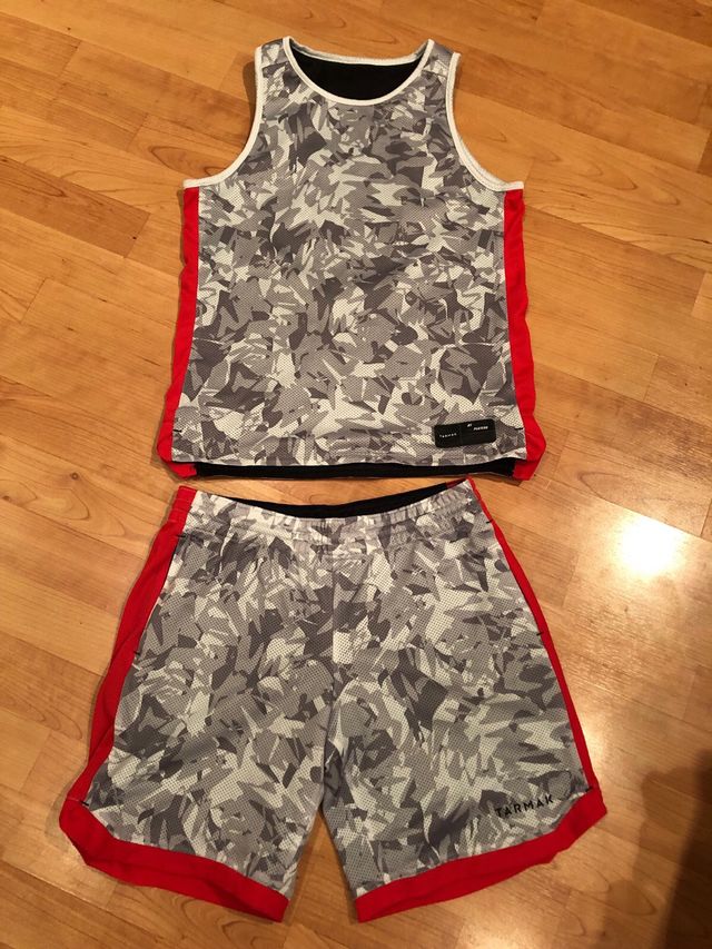 Equipación Baloncesto Tarmak Reversible