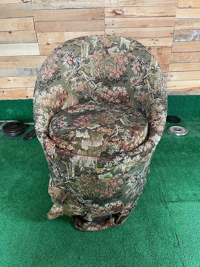 Sillón Vintage Tapizado Floral