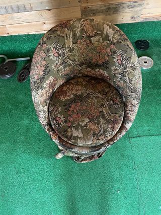 Sillón Vintage Tapizado Floral