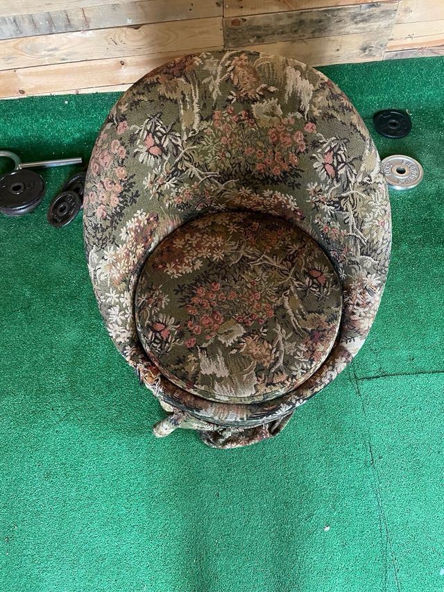 Sillón Vintage Tapizado Floral