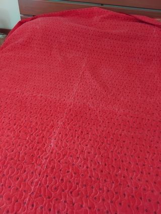 Trapunta leggera matrimoniale rossa