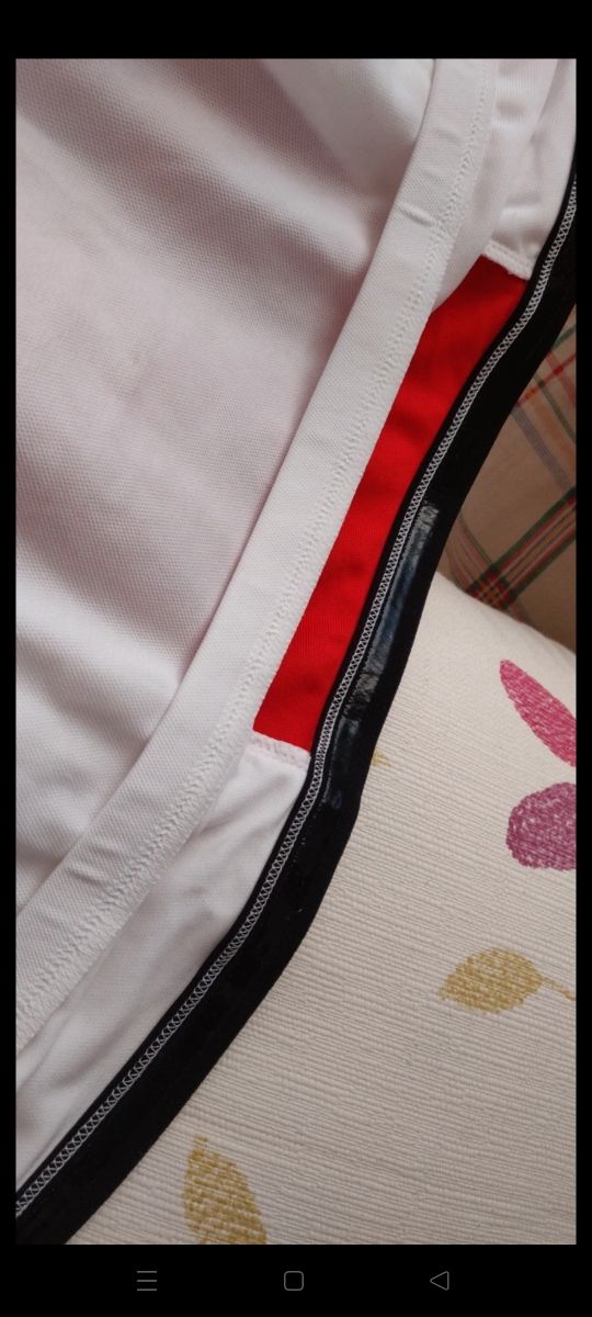 Camiseta Ciclismo Blanca y Roja