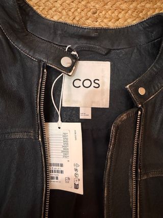 Abrigo de Moto piel natural de COS Negro Talla M-L