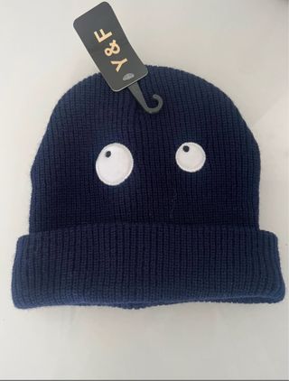 Berretto invernale Y&F blu con occhi