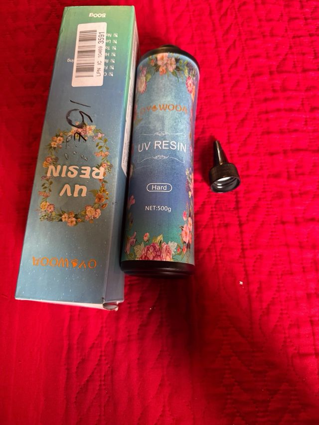 Resina UV BOY WOOA 500g Cristal Transparente Dura