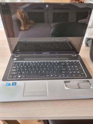 Portátil eMachines 17,3 Plata/Negro