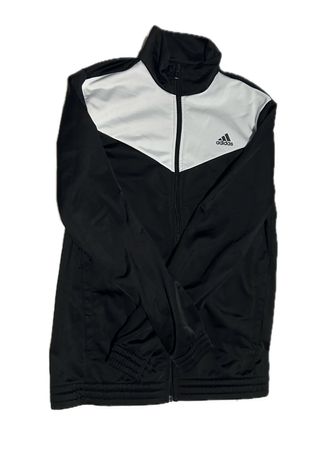 Felpa Adidas nera e bianca