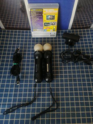 PS3 PACK MOVE ORIGINAL COMPLETO.