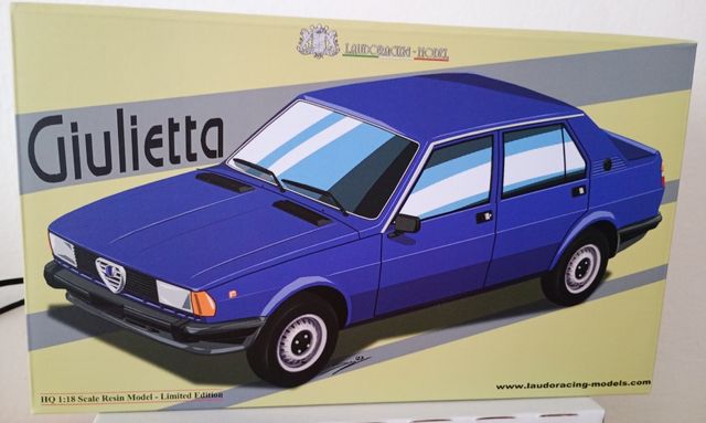 Alfa Romeo Giulietta 1977 Laudoracing 1:18