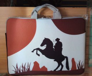 Funda portátil 16-17 con diseño vaquero