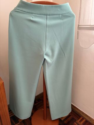 Pantalón ancho Trucco verde sin estrenar