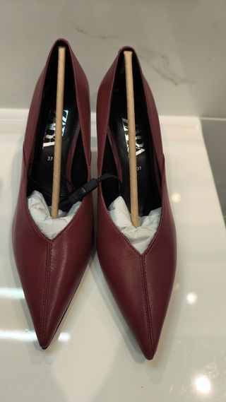 Zapatos Zara Burdeos Talla 36